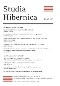 Cover: Studia Hibernica Vol. 45 - Liverpool University Press