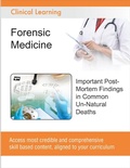 Cover: Important Post-Mortem Findings in Common Un-Natural Deaths - Elsevier