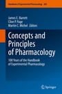 Cover: Concepts and Principles of Pharmacology - Springer