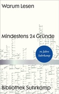 Cover: Warum Lesen - Suhrkamp