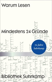 Abbildung von: Warum Lesen - Suhrkamp