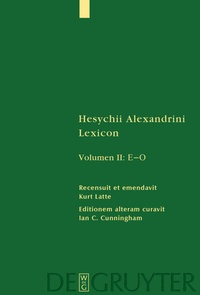 Abbildung von: [1) Epsilon - Iota. 2) Kappa - Omicron] - De Gruyter