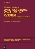 Cover: Unterscheidung von L&uuml;ge und Wahrheit - De Gruyter