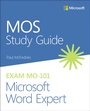 Cover: MOS Study Guide for Microsoft Word Expert Exam MO-101 - Addison Wesley