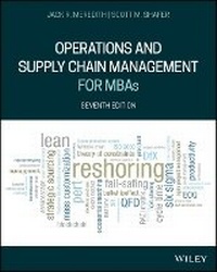 Enlarge image Cover: Operations and Supply Chain Management for MBAs - Wiley