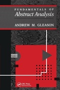 Cover: Fundamentals of Abstract Analysis - CRC Press