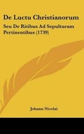 Cover: de Luctu Christianorum - Kessinger Publishing