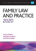 Cover: Family Law and Practice 2020 - College of Law Publishing