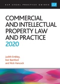 Cover: Commercial and Intellectual Property Law and Practice 2020 - College of Law Publishing
