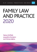 Cover: Family Law and Practice 2020 - College of Law Publishing