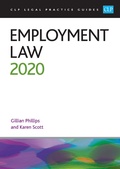 Cover: Employment Law 2020 - College of Law Publishing