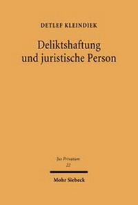 Bild: Deliktshaftung und juristische Person - Mohr Siebeck