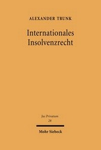 Abbildung von: Internationales Insolvenzrecht - Mohr Siebeck