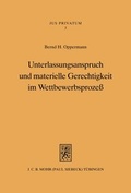Bild: Unterlassungsanspruch und materielle Gerechtigkeit im Wettbewerbsprozess - Mohr Siebeck