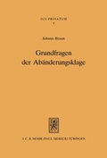 Bild: Grundfragen der Abaenderungsklage - Mohr Siebeck