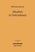 Bild: Mitarbeit in Unternehmen - Mohr Siebeck