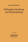 Bild: Haftungsbeschraenkung und Mindesthaftung - Mohr Siebeck