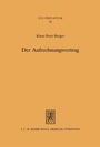 Cover: Der Aufrechnungsvertrag - Mohr Siebeck