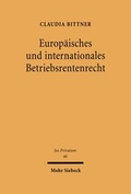Bild: Europaeisches und internationales Betriebsrentenrecht - Mohr Siebeck