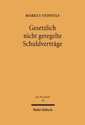 Bild: Gesetzlich nicht geregelte Schuldvertraege - Mohr Siebeck