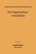 Bild: Das Organisationsverschulden - Mohr Siebeck
