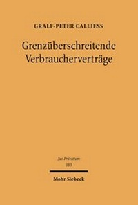 Bild: Grenzueberschreitende Verbrauchervertraege - Mohr Siebeck
