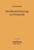 Bild: Normkonkretisierung im Privatrecht - Mohr Siebeck