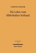Bild: Die Lehre vom fehlerhaften Verband - Mohr Siebeck