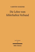 Bild: Die Lehre vom fehlerhaften Verband - Mohr Siebeck