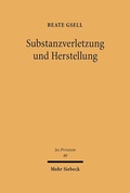 Bild: Substanzverletzung und Herstellung - Mohr Siebeck