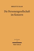 Bild: Die Personengesellschaft im Konzern - Mohr Siebeck