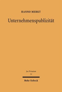 Enlarge image Cover: Unternehmenspublizität - Mohr Siebeck