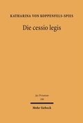 Bild: Die cessio legis - Mohr Siebeck