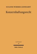 Abbildung von: Konzernhaftungsrecht - Mohr Siebeck