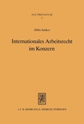 Cover: Internationales Arbeitsrecht im Konzern - Mohr Siebeck