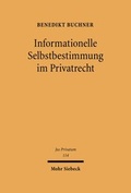 Bild: Informationelle Selbstbestimmung im Privatrecht - Mohr Siebeck