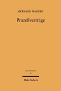 Bild: Proze&szlig;vertr&auml;ge - Mohr Siebeck