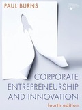 Cover: Corporate Entrepreneurship and Innovation - Bloomsbury Academic