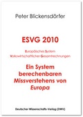 Bild: ESVG 2010. Europ&auml;isches System Volkswirtschaftlicher Gesamtrechnungen - Deutscher Wissenschaftsverlag