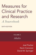 Cover: Measures for Clinical Practice and Research: A Sourcebook - Oxford University Press Inc