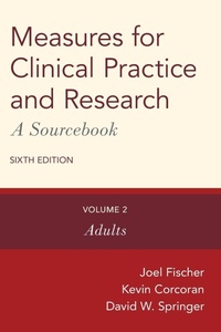 Enlarge image Cover: Measures for Clinical Practice and Research: A Sourcebook - Oxford University Press Inc