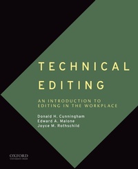 Enlarge image Cover: Technical Editing - Oxford University Press