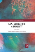 Cover: Law, Obligation, Community - Routledge