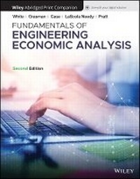 Enlarge image Cover: Fundamentals of Engineering Economic Analysis - Wiley