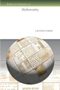 Cover: Stichometry - Gorgias Press