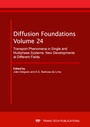 Cover: Transport Phenomena in Single and Multiphase Systems: New Developments at Different Fields - Trans Tech Publications Ltd