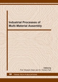 Cover: Industrial Processes of Multi-Material Assembly - Trans Tech Publications Ltd