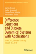 Cover: Difference Equations and Discrete Dynamical Systems with Applications - Springer