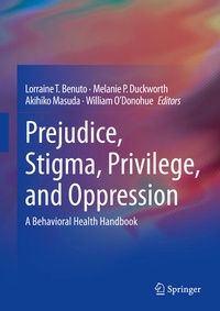 Enlarge image Cover: Prejudice, Stigma, Privilege, and Oppression - Springer