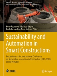 Enlarge image Cover: Sustainability and Automation in Smart Constructions - Springer